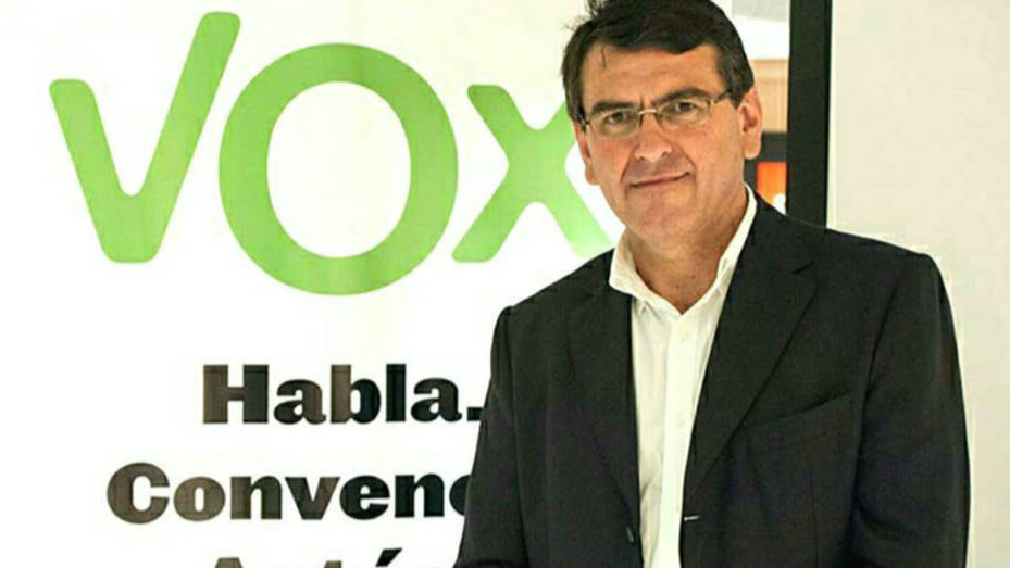 El diputado andaluz de Vox, Rafael Segovia, que ayudó a Teresa Rodríguez.