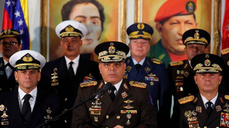 La cúpula militar de Venezuela, en apoyo de Maduro.