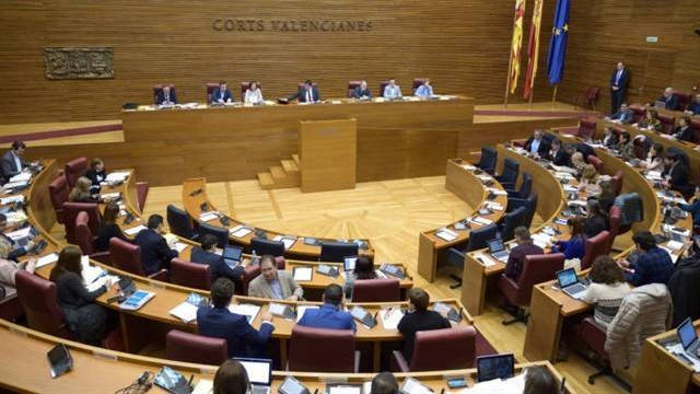 Pleno Corts Valencianes, imagen de archivo