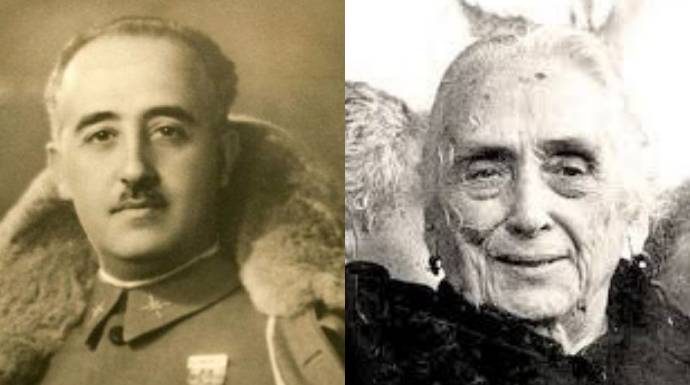 Franco y Dolores Ibárruri
