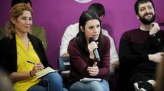 Irene Montero se escabulle como puede de la encerrona que le han tendido en Podemos