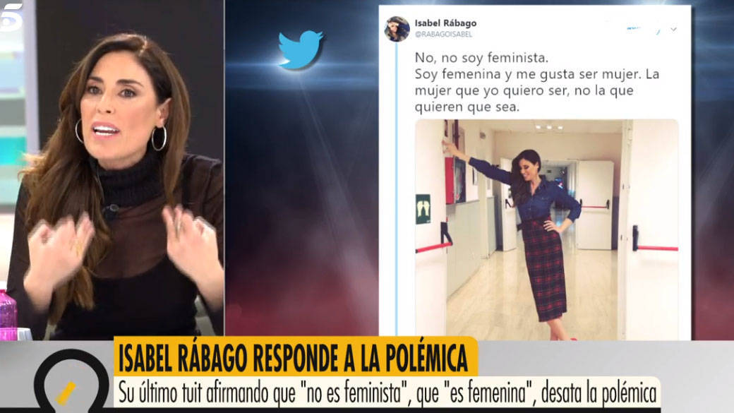 Isabel Rábago denuncia haber sido víctima de un linchamiento en las redes. 