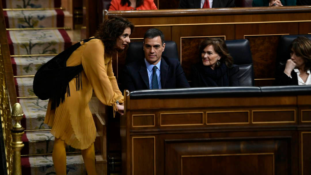 Montero, Sánchez y Calvo, en el Congreso: tres rivales claros de Susana Díaz