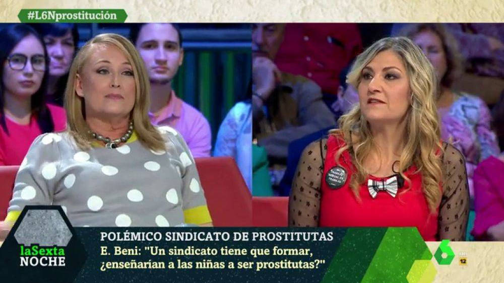 Elisa Beni, en otro debate acalorado con la representante de las prostitutas