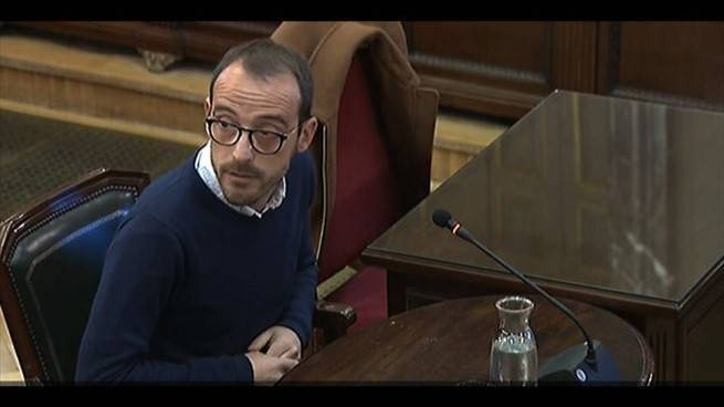 Jaume Mestre, durante su declaración