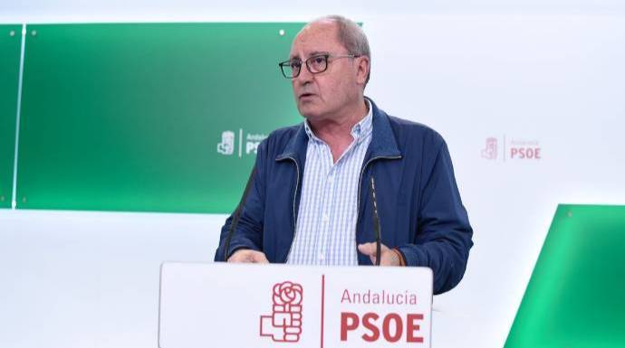 El vicesecretario general del PSOE-A, Juan Cornejo, este lunes.
