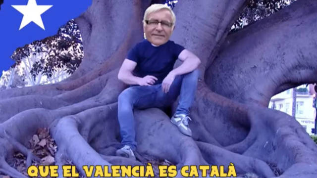 Un fragmento del vídeo-parodia con la imagen del alcalde Joan Ribó
