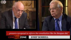 Borrell corta una entrevista con una televisión alemana enfurecido por las preguntas sobre Cataluña