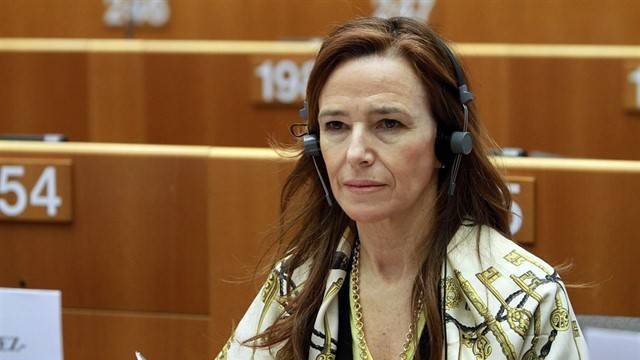 Teresa Jiménez Becerril, en el Parlamento Europeo
