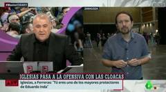 Bronca en directo en La Sexta: Iglesias intenta linchar a Inda y Ferreras le para los pies