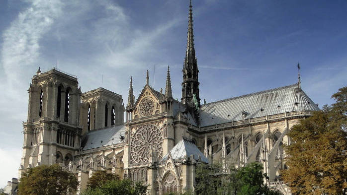 Notre Dame, antes del incendio que ha devastado parte de la catedral de París