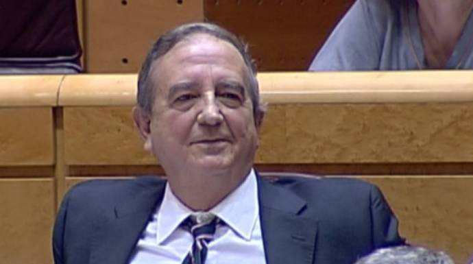 Iñaki Anasagasti, en su etapa en el Senado.