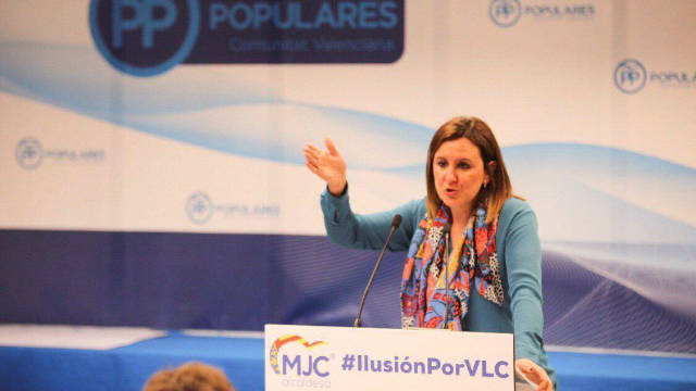 La candidata del PPCV a la Alcaldía de Valencia, María José Català
