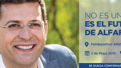 El líder de los populares en Valencia hace un 'Albiol' y esconde las siglas del PP en su candidatura 