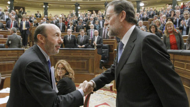 Rajoy encontró en Rubalcaba a un gran aliado durante el proceso de sucesión en la Corona. 