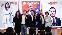 Rivera, con los candidatos de Madrid y en las Europeas