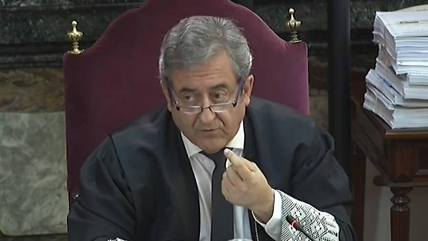 El fiscal Zaragoza, durante su intervención