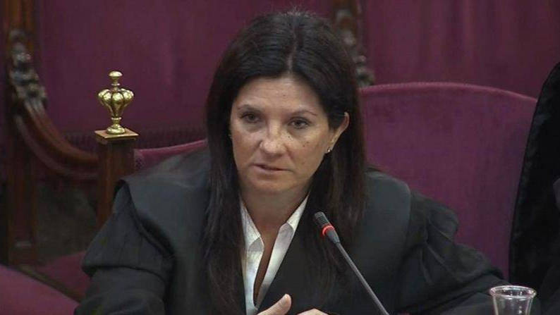 La abogada del Estado en la causa del procés, Rosa María Seoane.