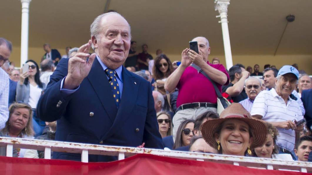El Rey Juan Carlos, en su último acto público en Las Ventas el pasado domingo
