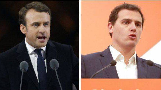 Macron se permite dar un tirón de orejas a Rivera por entenderse con Vox