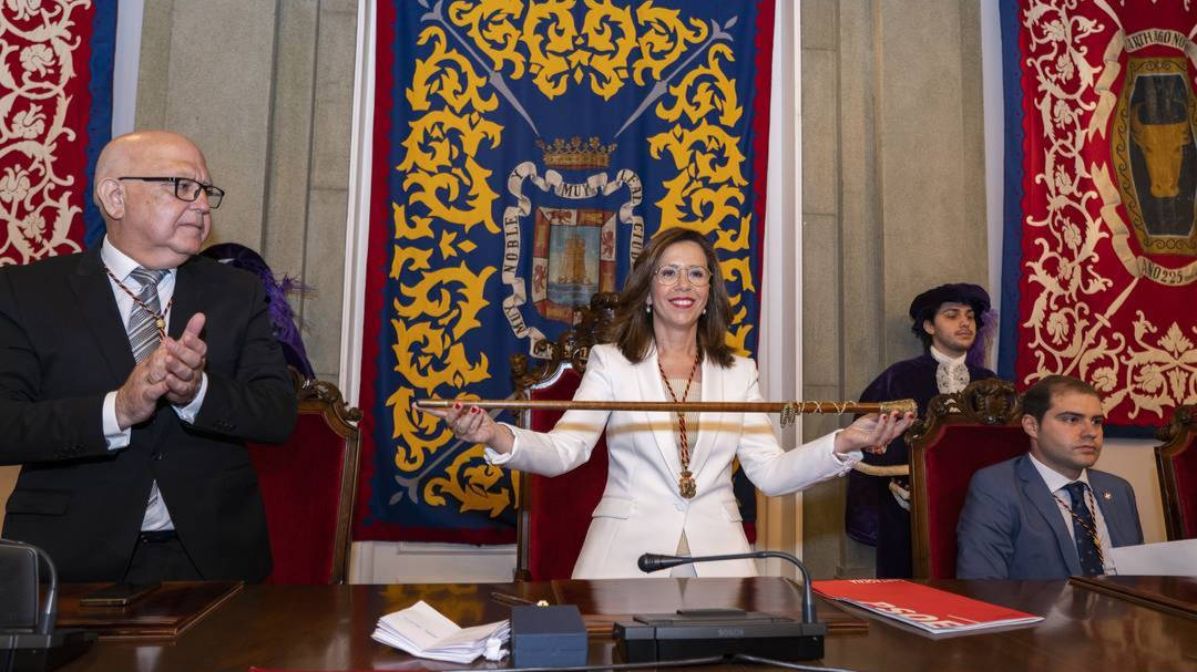 La alcaldesa socialista de Cartagena, Ana Belén Castejón, que cederá su vara a una alcaldesa del PP a partir de 2021