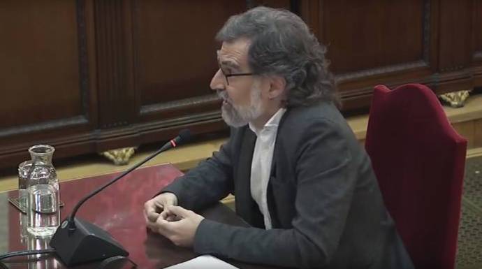 Jordi Cuixart en su último alegato antes del visto para sentencia: "Lo volveremos a hacer".