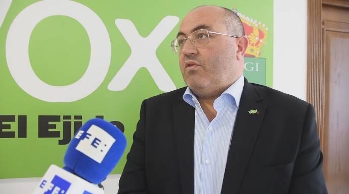 Juan José Bonilla, cabeza de lista de Vox en El Ejido, cesado fulminantemente.