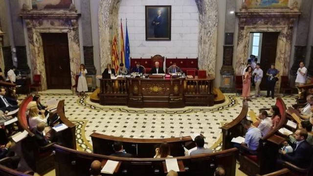 Pleno de organización del Ayuntamiento de Valencia