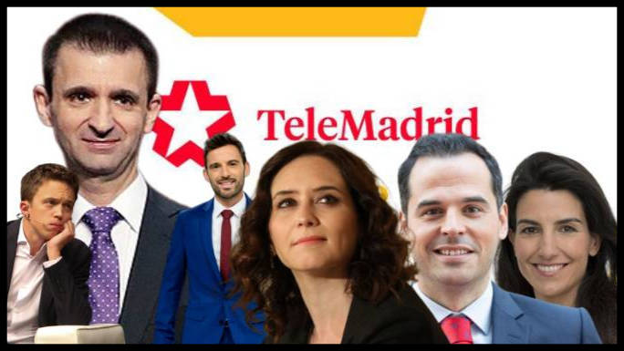Los rostros de Telemadrid, y los políticos madrileños que pueden conformar Gobierno
