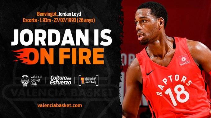 Valencia Basket ha hecho oficial el fichaje de Jordan Loyd