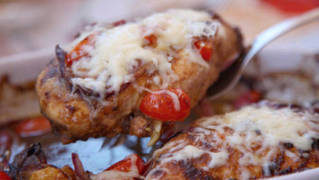 ¡Receta!: Pechuga de pollo con balsámico y tomates cherry