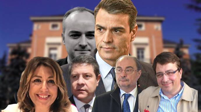 Los barones, sin voz ni voto en la estrategia de Sánchez y Redondo.