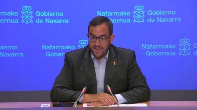 Javier Remírez, portavoz del Gobierno de Navarra.