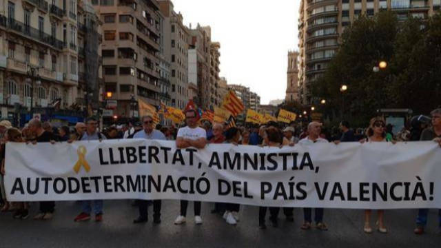 ERC en las manifestaciones del 9 d'octubre
