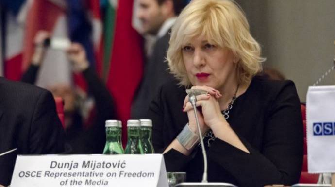 La Comisaria de Derechos Humanos, Dunja Mijatovic.