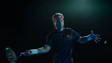 El tenista David Ferrer en el spot de la campaña