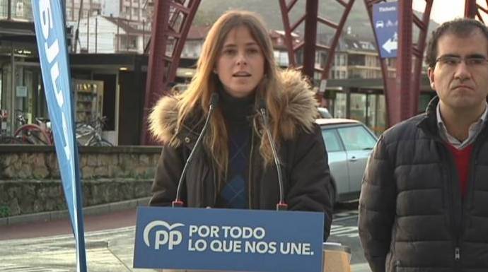 La cabeza de lista del PP por Vizcaya, Bea Fanjul.