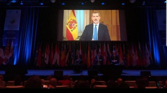 El Rey, en su mensaje en vídeo al Congreso Internacional de Víctimas del Terrorismo.