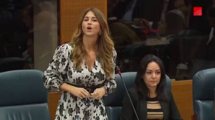 La diputada de Cs en la Asamblea de Madrid, Esther Ruiz.