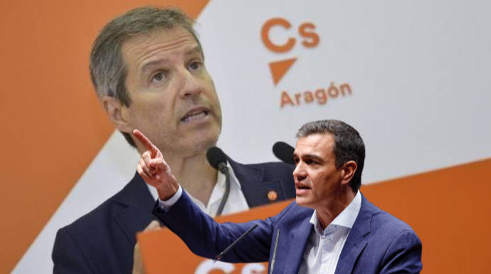 El portavoz de Cs en Aragón, Daniel Pérez.