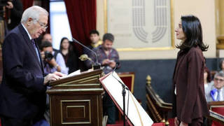 El Senado inicia la legislatura en vasco y con el PNV controlando la mesa