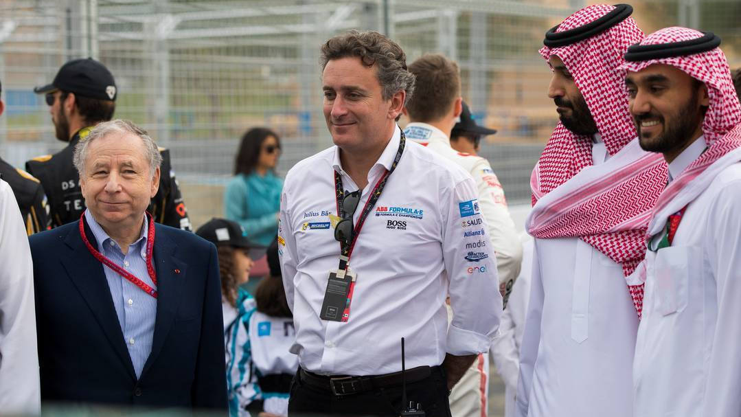 Alejandro Agag con el presidente de la FIA, Jean Todt.