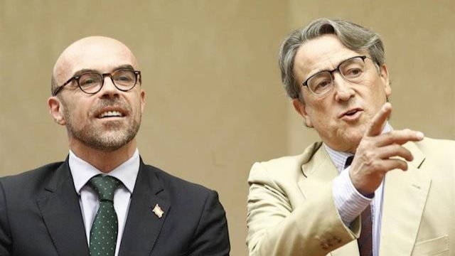 Jorge Buxadé y Hermann Tertsch. 