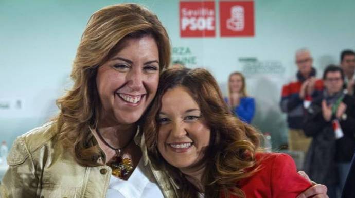 Susana Díaz y Verónica Pérez, uña y carne en la cúpula del PSOE-A.