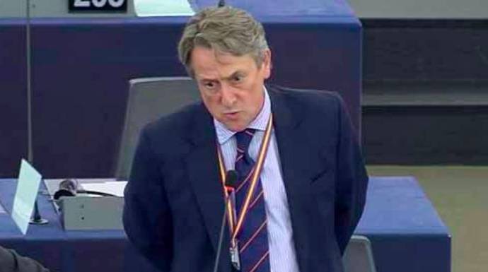 El eurodiputado de Vox, Hermann Tersht.