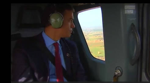 Sánchez, en el vídeo propagandístico difundido por La Moncloa.