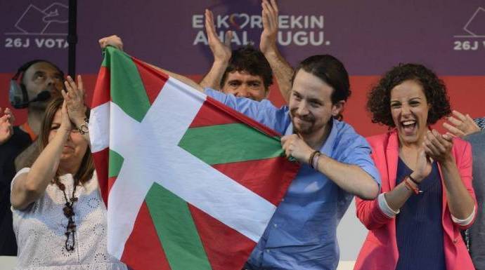 Bildu declara la guerra a Podemos en vísperas de las elecciones vascas.