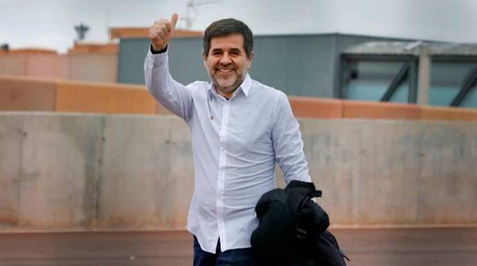 La imagen de Jordi Sánchez (y la de Cuixart) saliendo de prisión se va a repetir constantemente.