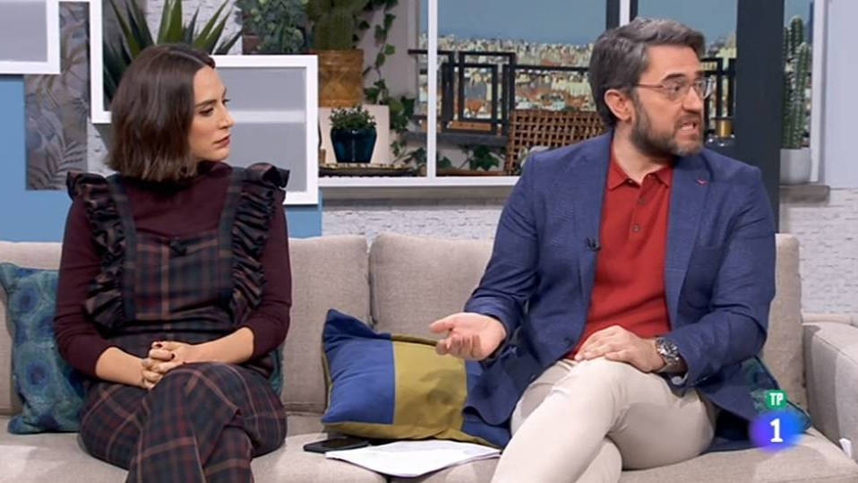 Tamara Falcó y Máximo Huerta en "A partir de hoy" en TVE