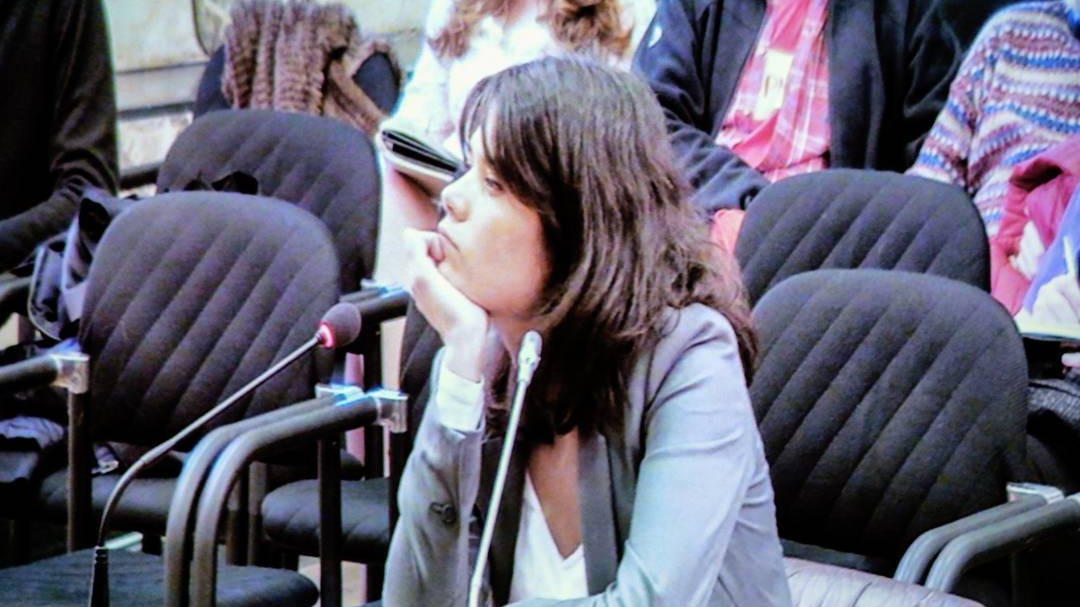 Isa Serra durante el juicio celebrado este miércoles